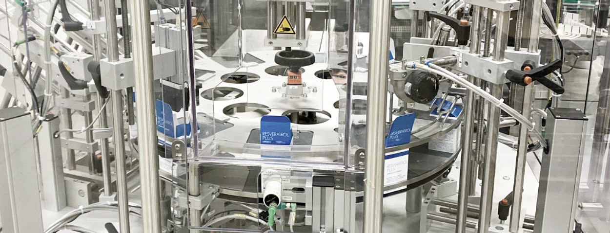 Production facilities: Modern technology and safe processes in the manufacture of your health products